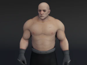 Body Builder Boris 3D Model