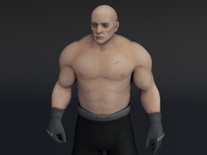 Body Builder Boris 3D Model