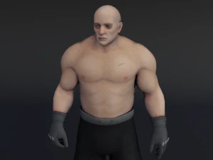 Body Builder Boris 3D Model
