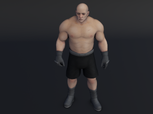 Body Builder Boris 3D Model