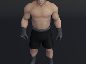 Body Builder Boris 3D Model