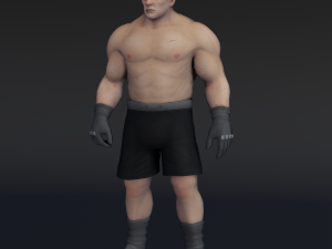 Body Builder Boris 3D Model