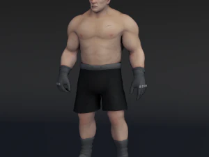 Body Builder Boris 3D Model