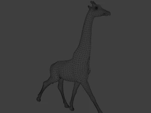 Giraffe Animated 3D Model