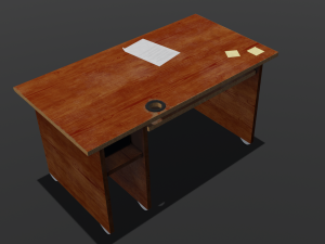 Table Bed 3D Model