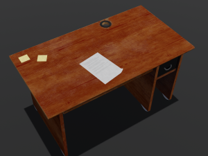 Table Bed 3D Model