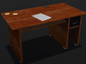 Table Bed 3D Model
