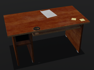 Table Bed 3D Model