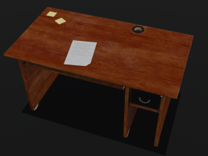 Table Bed 3D Model