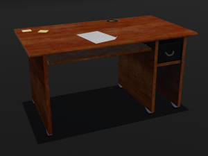 Table Bed 3D Model