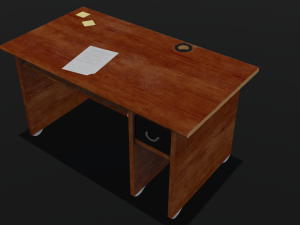 Table Bed 3D Model