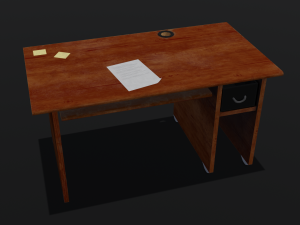 Table Bed 3D Model
