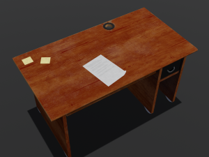 Table Bed 3D Model