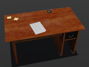 Table Bed 3D Model