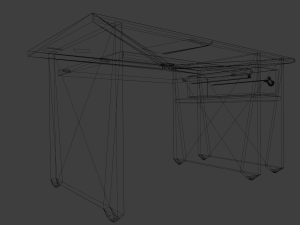 Table Bed 3D Model