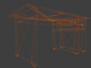Table Bed 3D Model