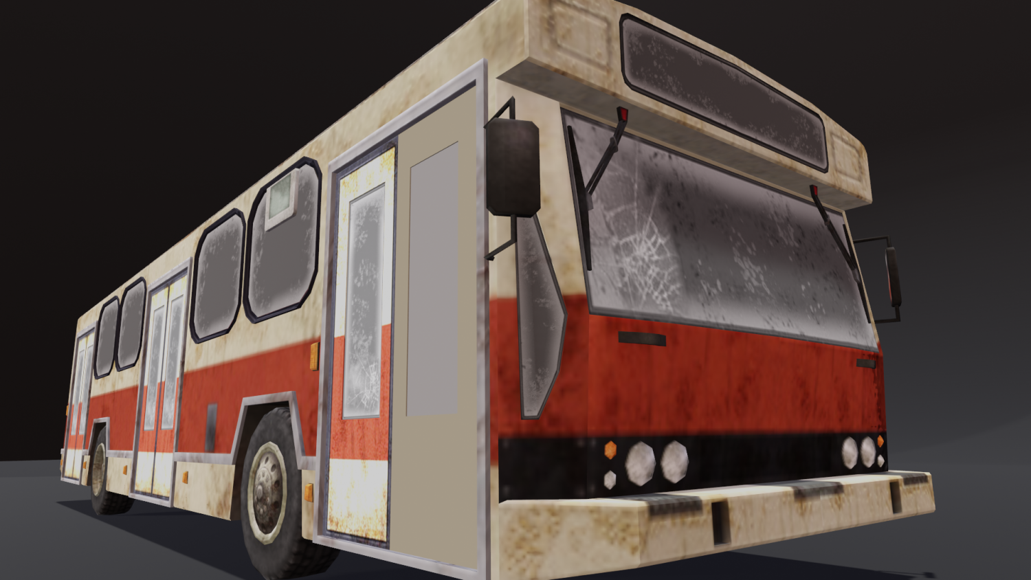 Destroyed Bus Modelo 3D In Autocarro 3DExport