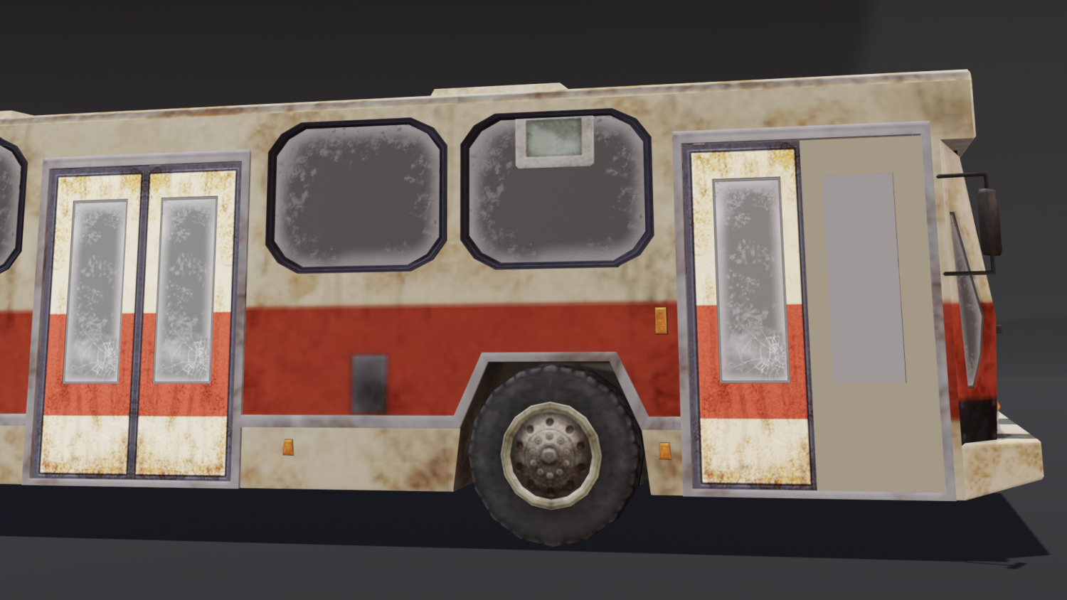 Destroyed Bus Modelo 3D In Autocarro 3DExport