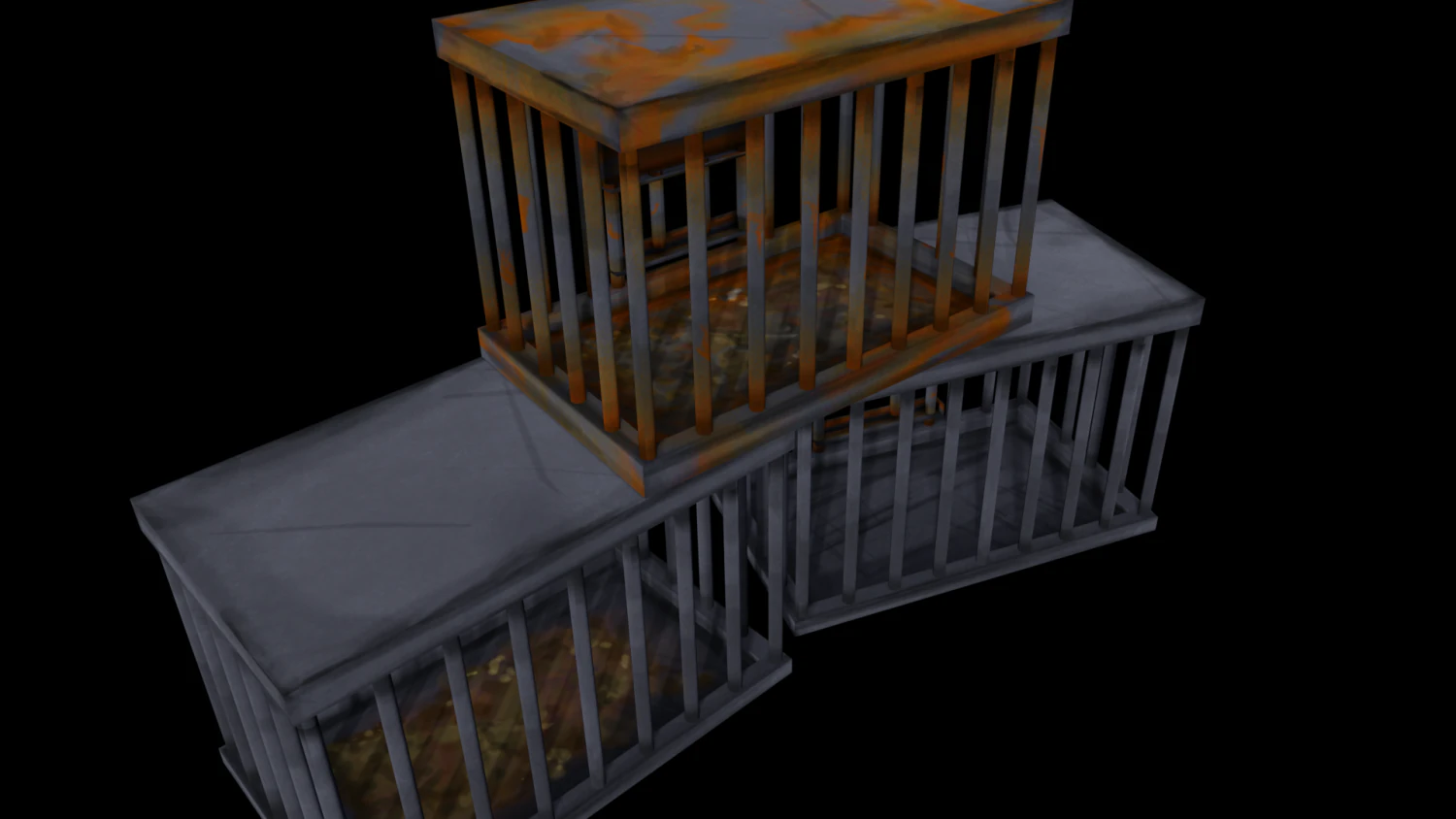 Cage 3D Model .c4d .max .obj .3ds .fbx .stl .blend 