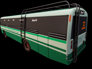 South Indian Bus model 3D Model