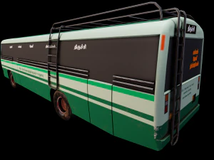 South Indian Bus model 3D Model