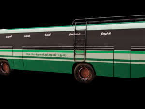 South Indian Bus model 3D Model
