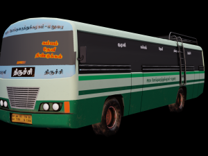 South Indian Bus model 3D Model