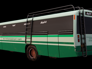 South Indian Bus model 3D Model