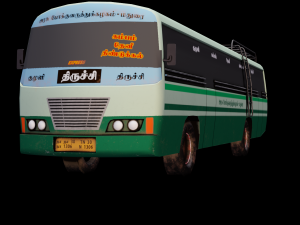 South Indian Bus model 3D Model