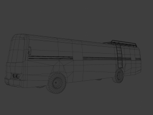 South Indian Bus model 3D Model