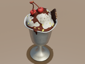 Ice cream 3D Model