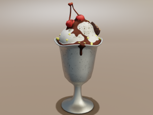 Ice cream 3D 模型
