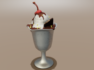 Ice cream 3D 模型