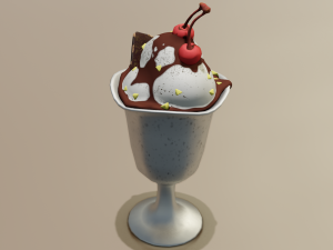 Ice cream 3D 模型