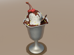 Ice cream 3D 模型