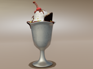 Ice cream 3D 模型