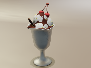 Ice cream 3D 模型