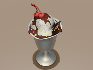 Ice cream 3D 模型