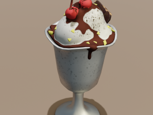 Ice cream 3D 模型