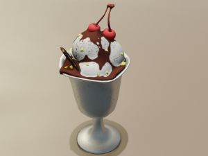 Ice cream 3D 模型