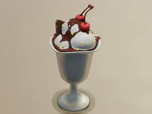 Ice cream 3D Model