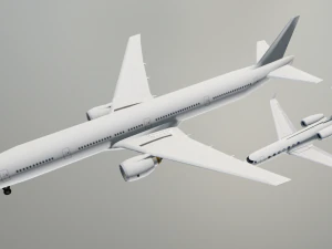 Samolot 2w1 Gulfstream Model 3D