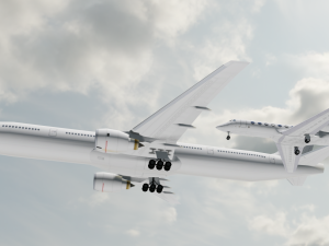 2in 1 Gulfstream Aircraft 3D Model