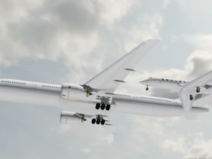 2in 1 Gulfstream Aircraft 3D Model