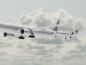 2in 1 Gulfstream Aircraft 3D Model