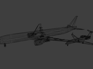 2in 1 Gulfstream Aircraft 3D Model