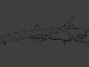 2in 1 Gulfstream Aircraft 3D Model