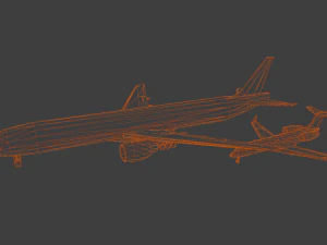 2in 1 Gulfstream Aircraft 3D Model