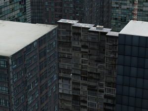 Full City Buildings detailed 3D Модель