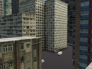 Full City Buildings detailed 3D Model